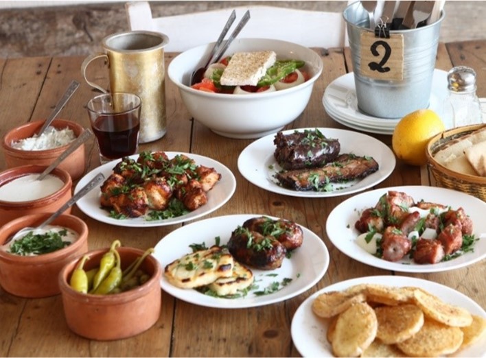 Cypriot meze dinner